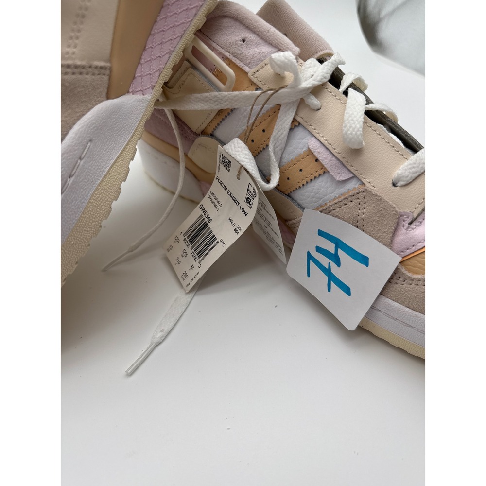 Adidas Originals Forum Exhibit Low Mens Shoes Wonder White Amber GW6346 Size 13 - Picture 9 of 9